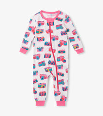 Baby Girls Sketchy Cameras Bamboo Sleeper | Hatley