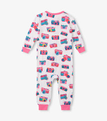 Baby Girls Sketchy Cameras Bamboo Sleeper | Hatley