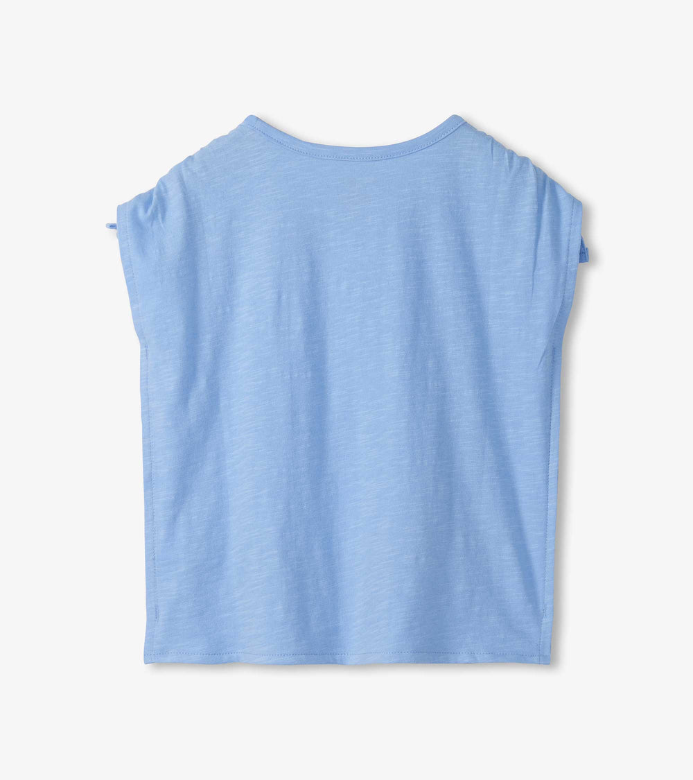 Girls Sea Shell Cinched Shoulder Top | Hatley US Girls
