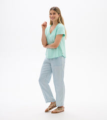Sadie V-Neck Tee - Sea Glass | Hatley Outlet Women