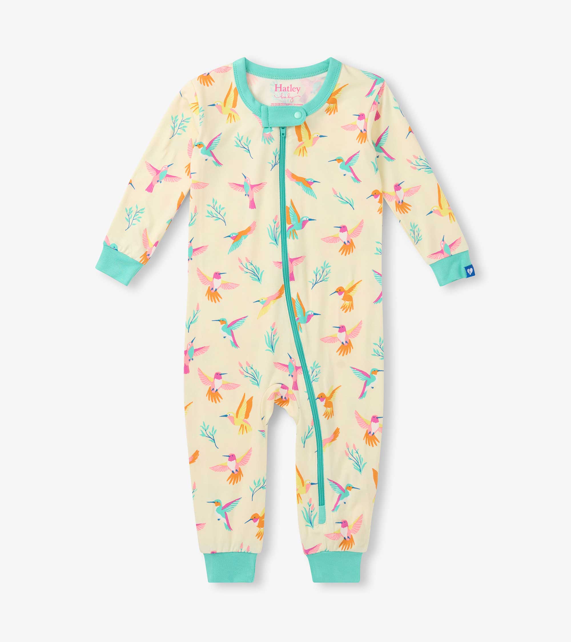 Baby Girls Springtime Hummingbirds Bamboo Sleeper | Hatley Baby & Toddler