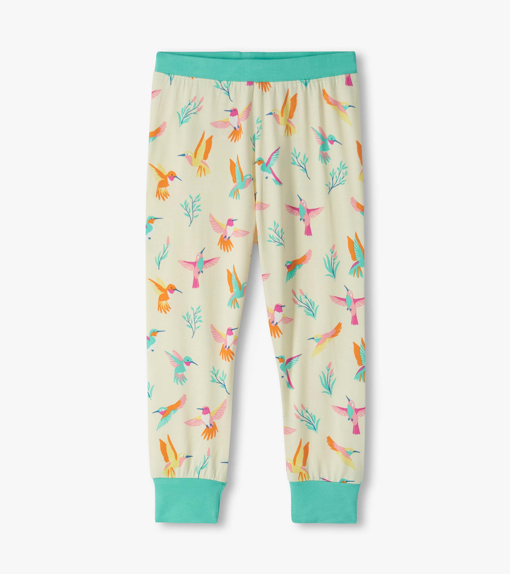 Girls Springtime Hummingbirds Bamboo Pajama Set | Hatley Discount Girls