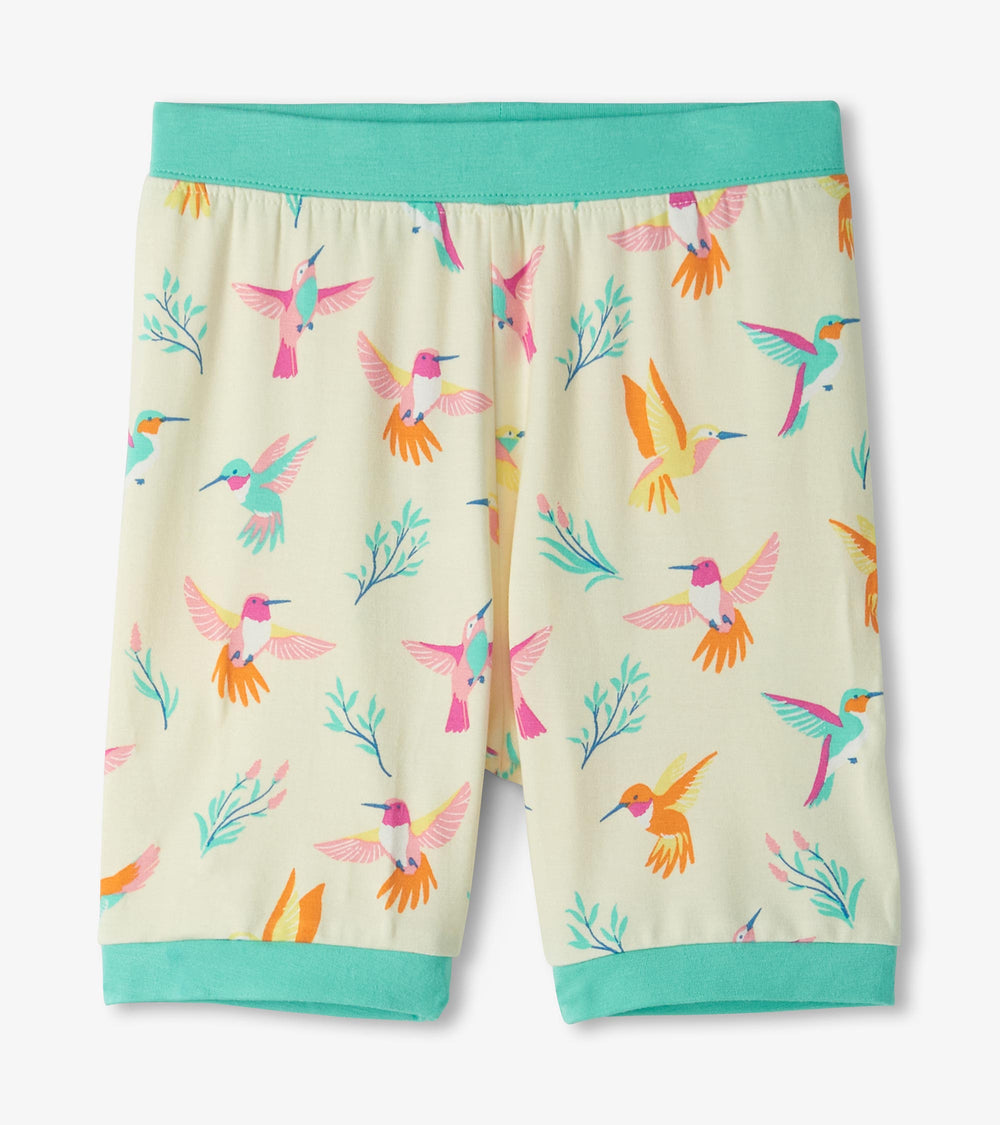 Girls Springtime Hummingbirds Bamboo Short Pajama Set | Hatley For Girls