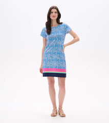 Zip-Back Tee Dress - Soft Ikat | Hatley Onsale Women