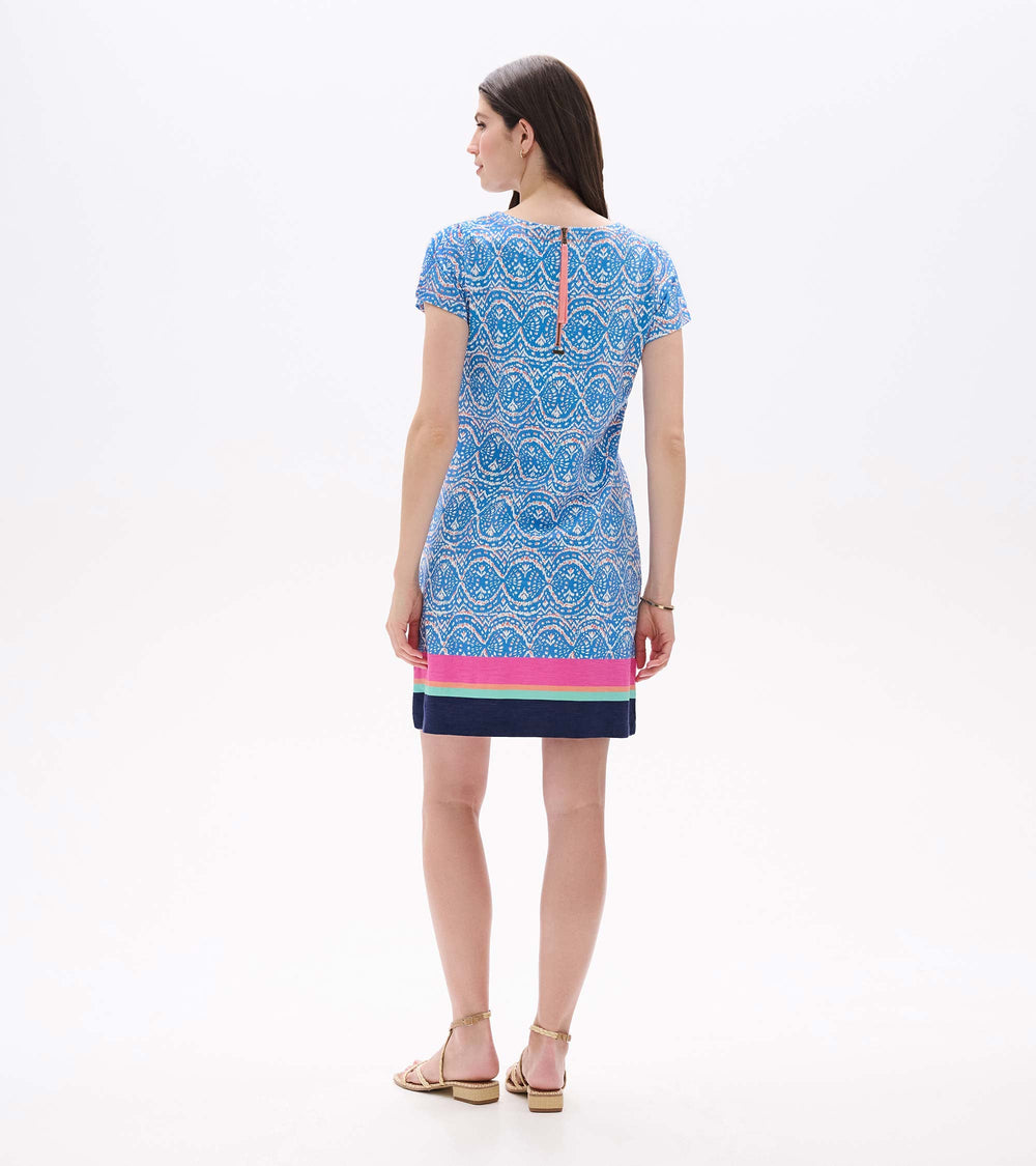 Zip-Back Tee Dress - Soft Ikat | Hatley Onsale Women