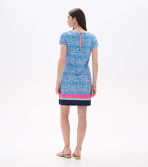 Zip-Back Tee Dress - Soft Ikat | Hatley Onsale Women