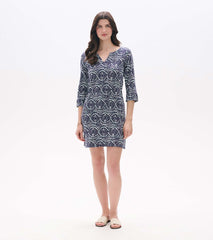 Lily Notch Neck Dress - Soft Ikat | Hatley Onsale Women