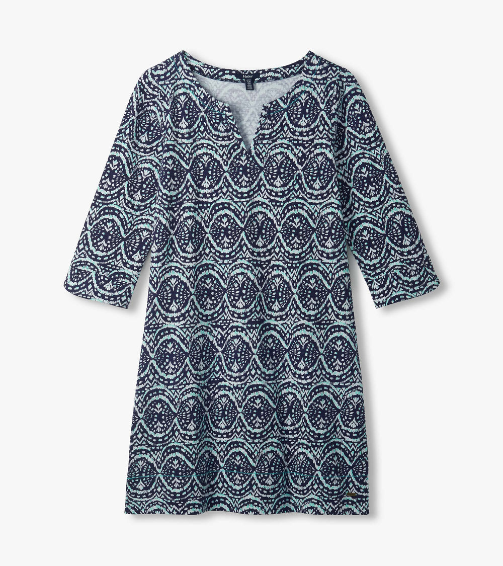 Lily Notch Neck Dress - Soft Ikat | Hatley Onsale Women