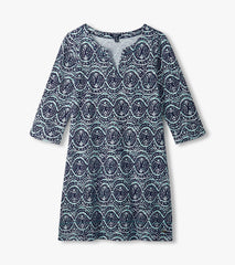 Lily Notch Neck Dress - Soft Ikat | Hatley Onsale Women