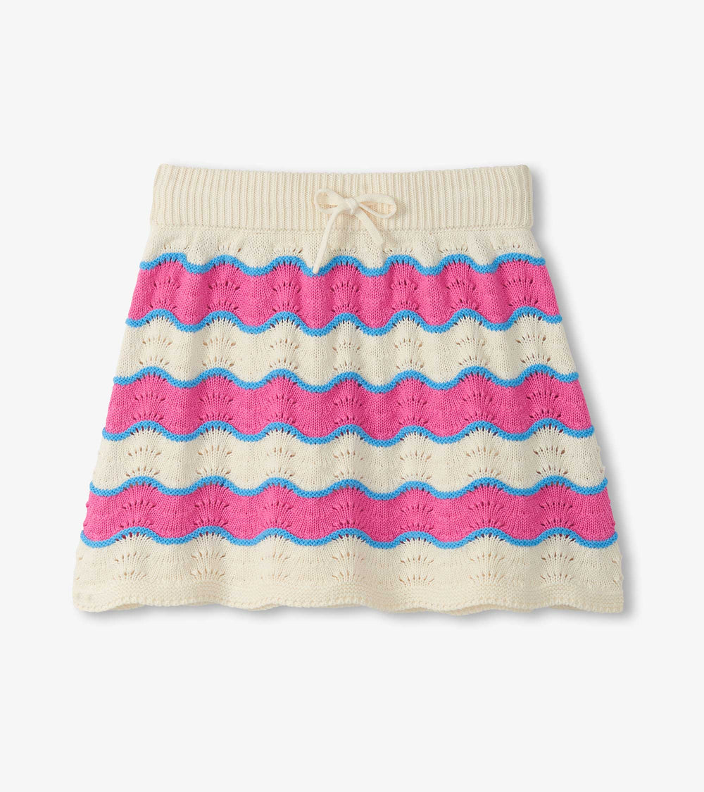 Girls Strawberry Moon Stripes Crochet Skirt | Hatley Onsale Girls
