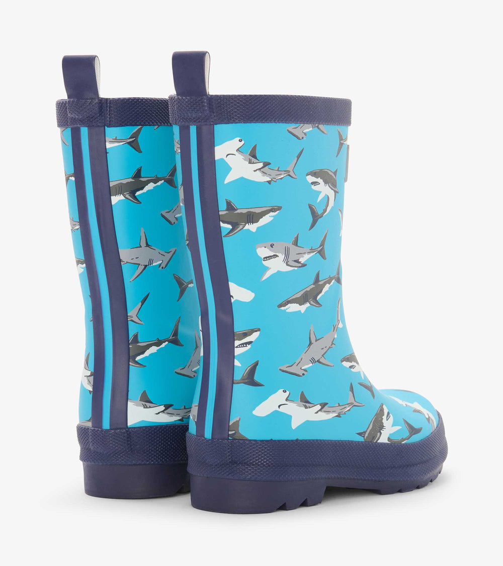 Boys Shark Party Matte Rain Boots | Hatley Onsale Boys