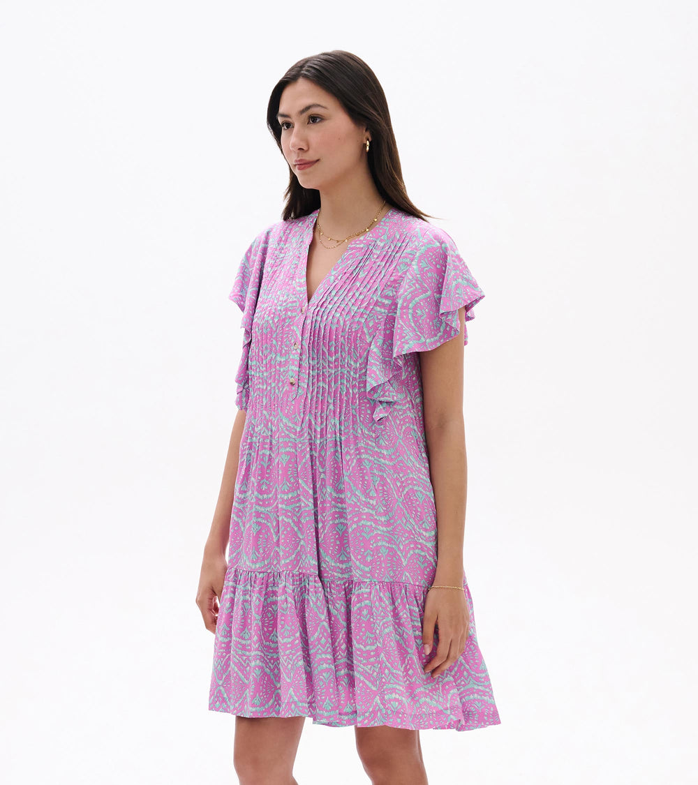 Pintuck Dress - Soft Ikat | Hatley Onsale Women
