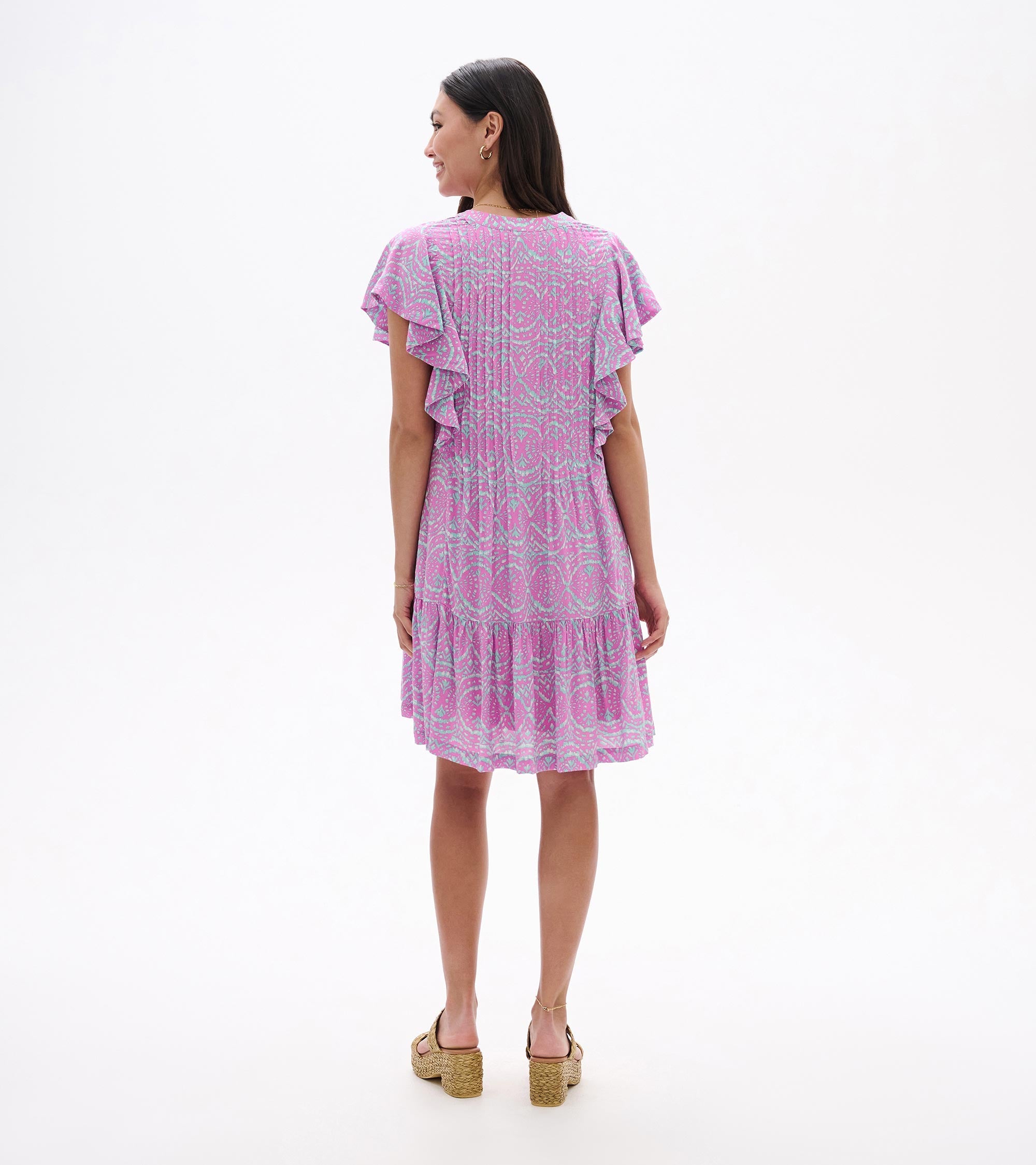 Pintuck Dress - Soft Ikat | Hatley Onsale Women