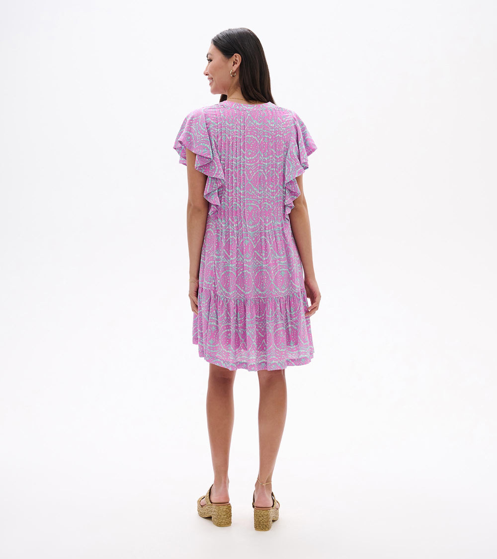 Pintuck Dress - Soft Ikat | Hatley Onsale Women