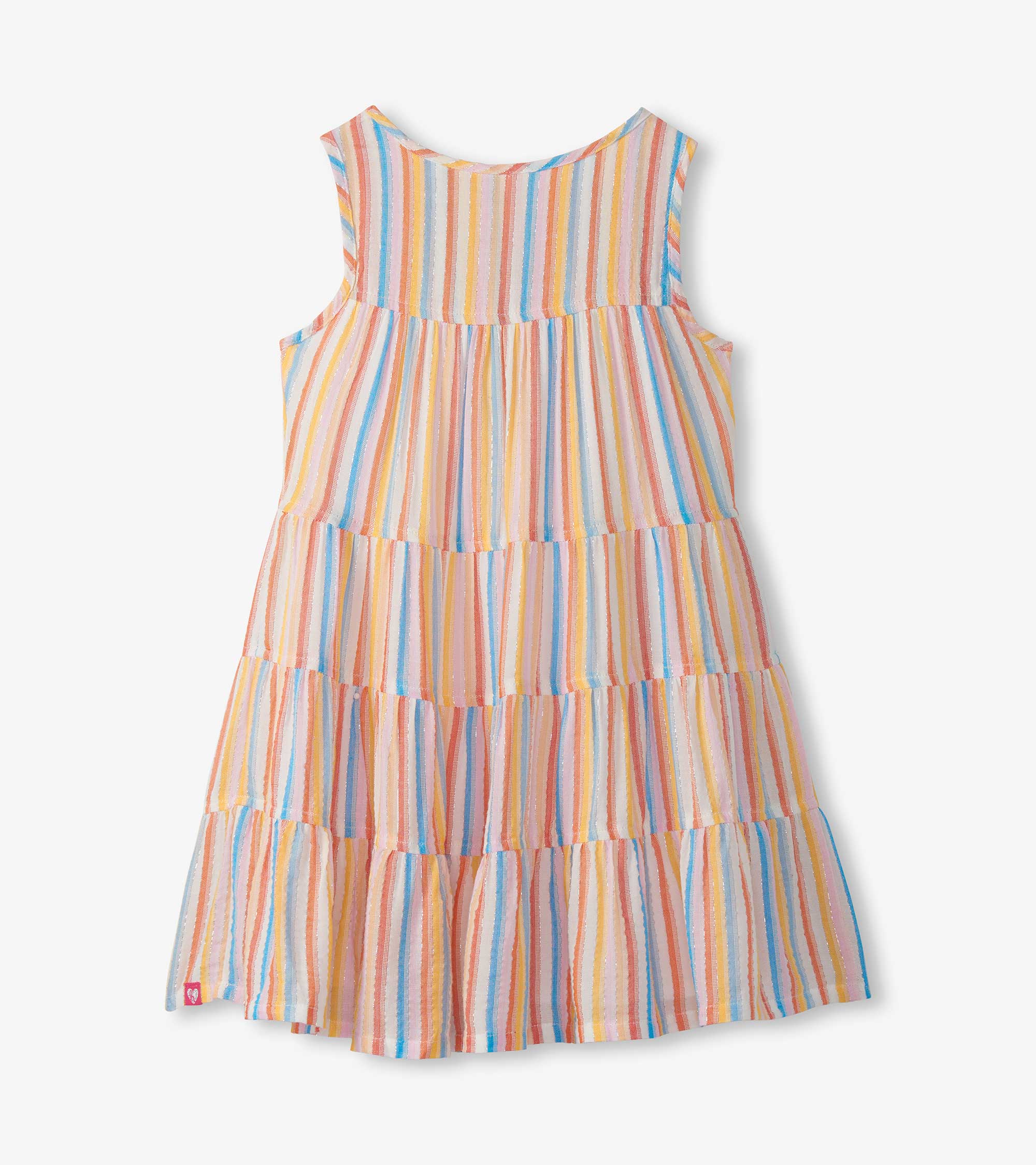 Girls Sunny Stripes Tiered Dress | Hatley Sale Girls