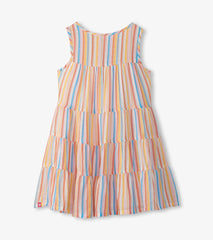Girls Sunny Stripes Tiered Dress | Hatley Sale Girls
