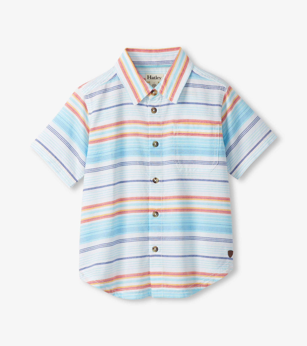 Boys Sunset Stripes Button Down Shirt | Hatley Onsale Boys