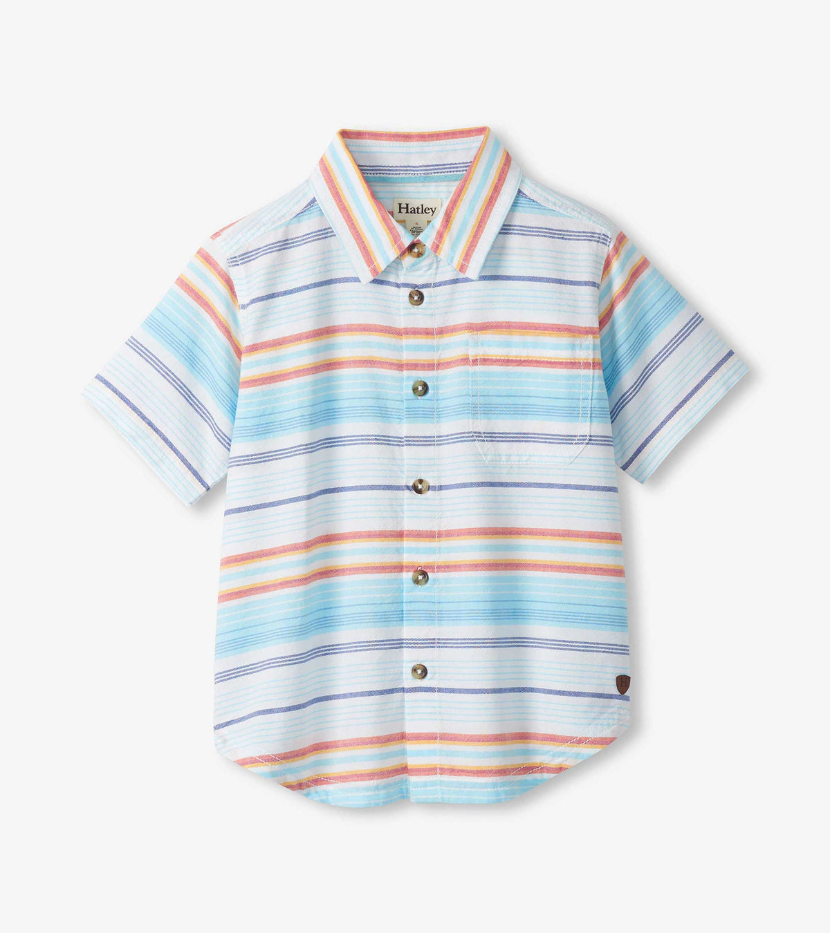 Boys Sunset Stripes Button Down Shirt | Hatley Onsale Boys