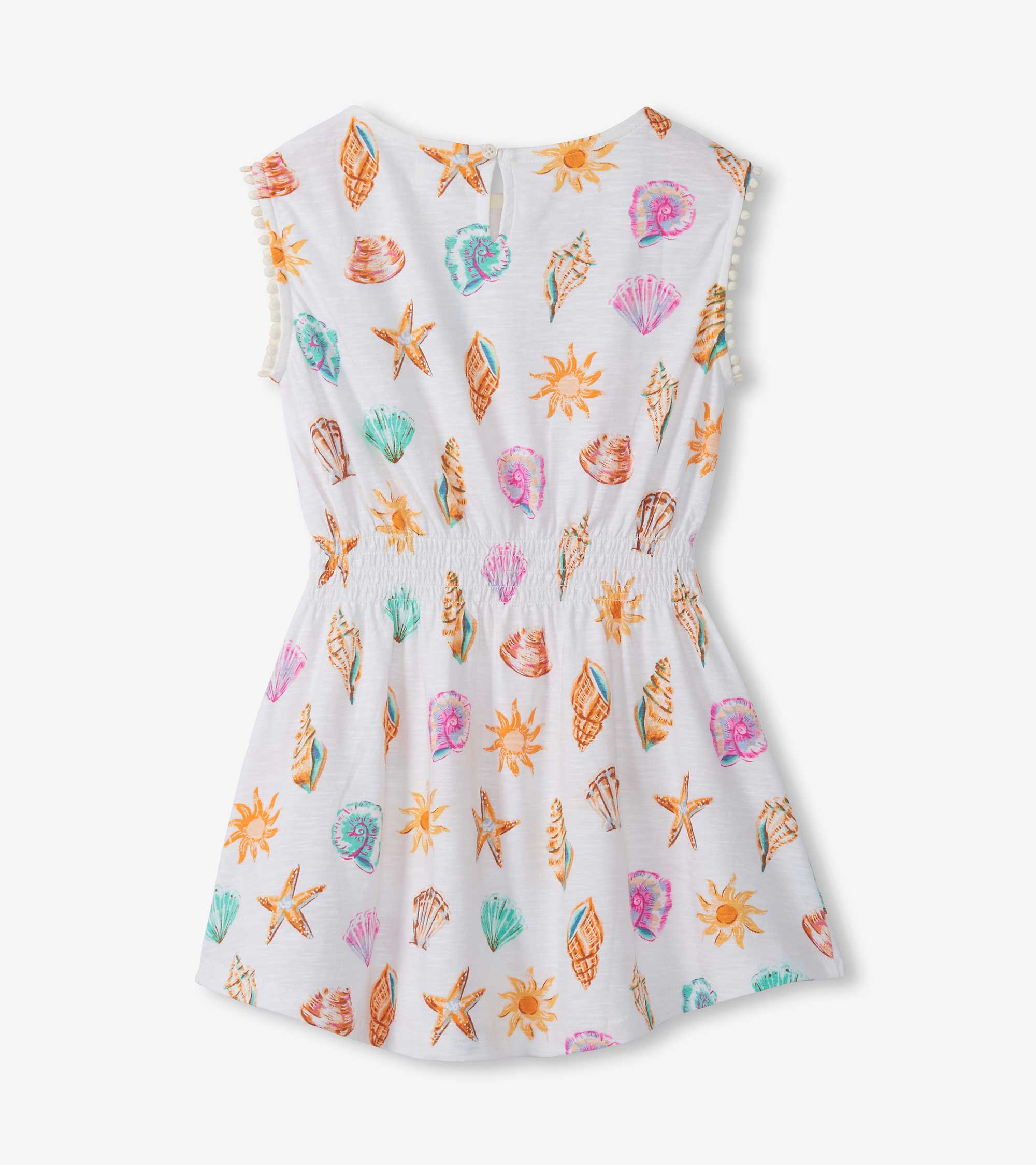 Girls Shells and Sunshine Smocked Waist Dress | Hatley For Girls