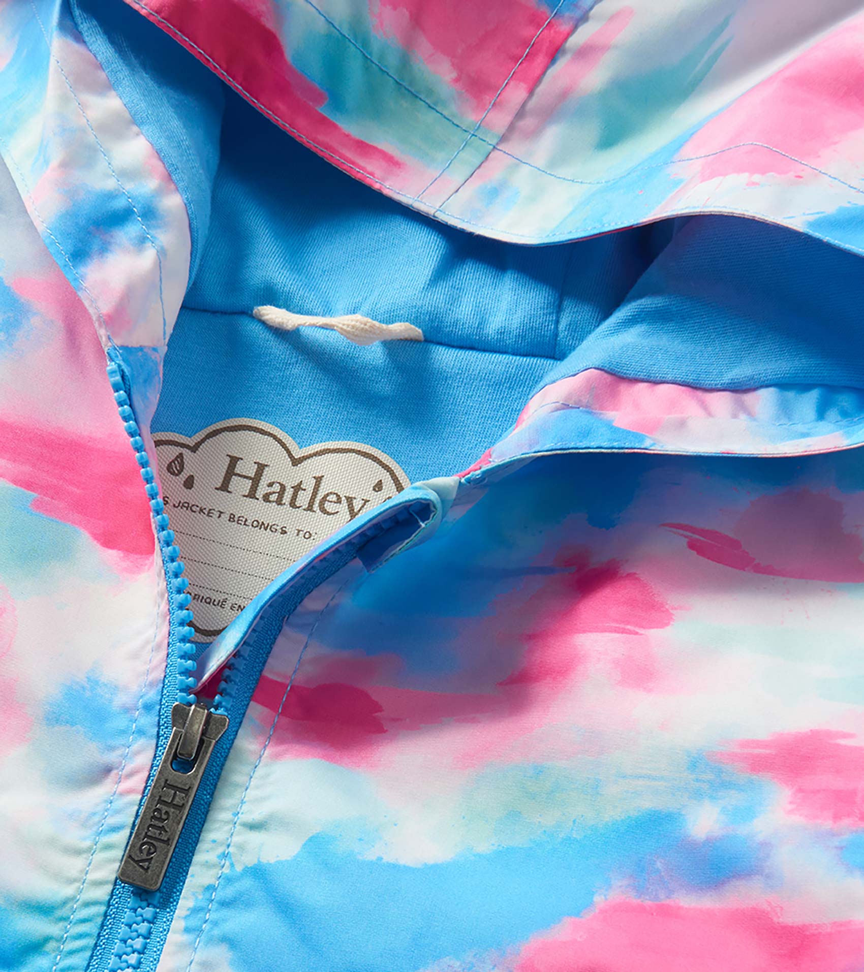 Girls Sunset Tie Dye Microfiber Rain Jacket | Hatley For Girls