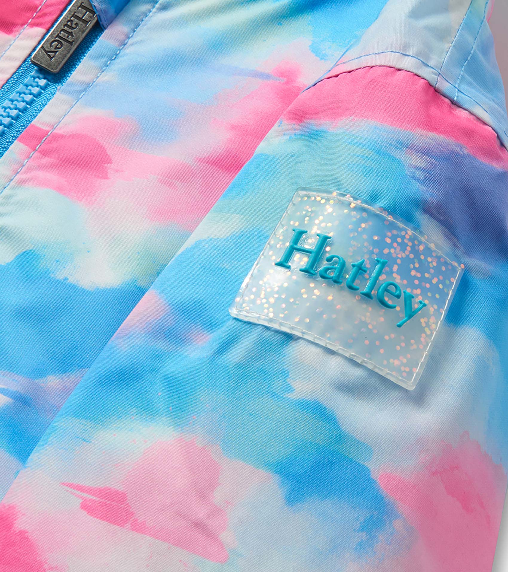 Girls Sunset Tie Dye Microfiber Rain Jacket | Hatley For Girls