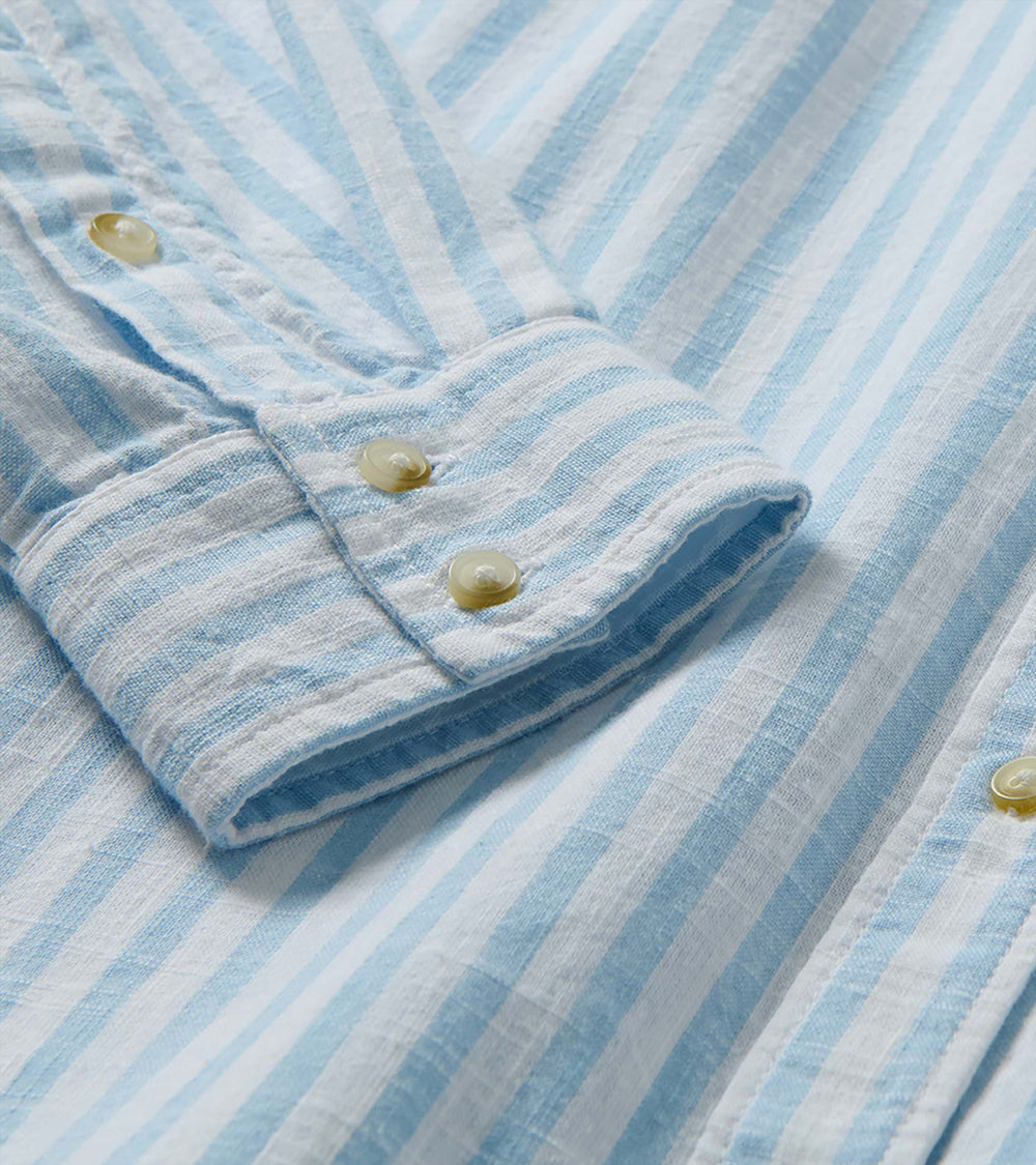 Relaxed Button Down - Cashmere Blue Stripes | Hatley Discount Women
