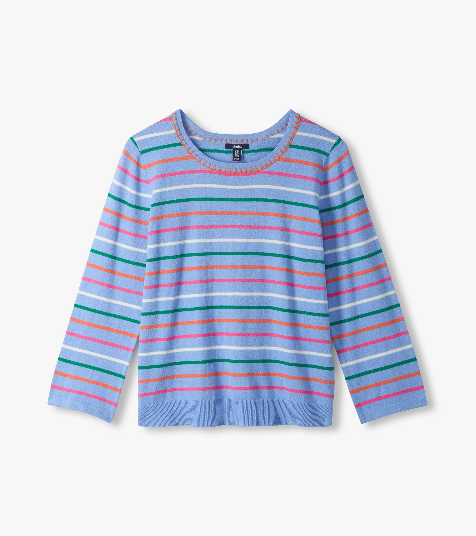 3/4 Sleeve Knit Top - Summer Stripes | Hatley Discount Women