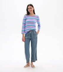 3/4 Sleeve Knit Top - Summer Stripes | Hatley Discount Women
