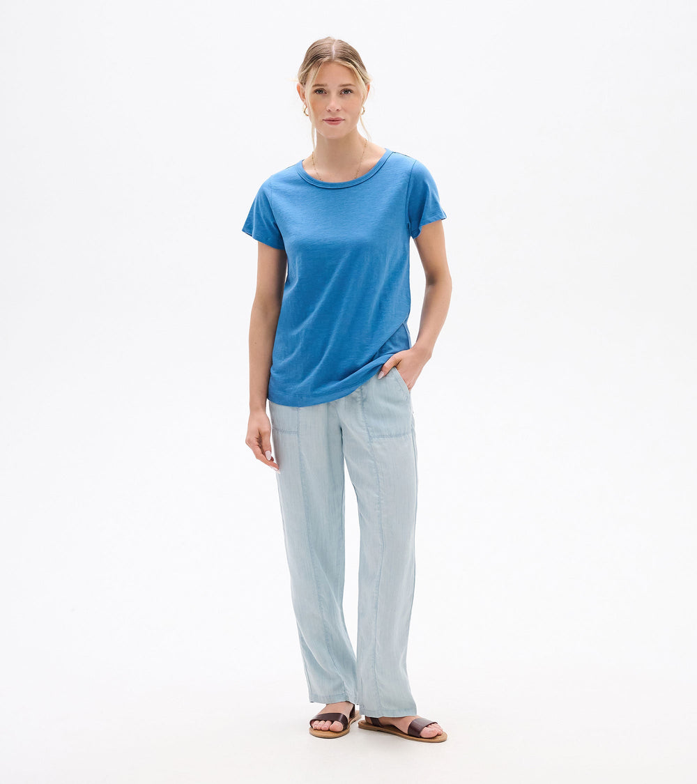 Essential Crew Neck Tee - Star Sapphire | Hatley Outlet Women