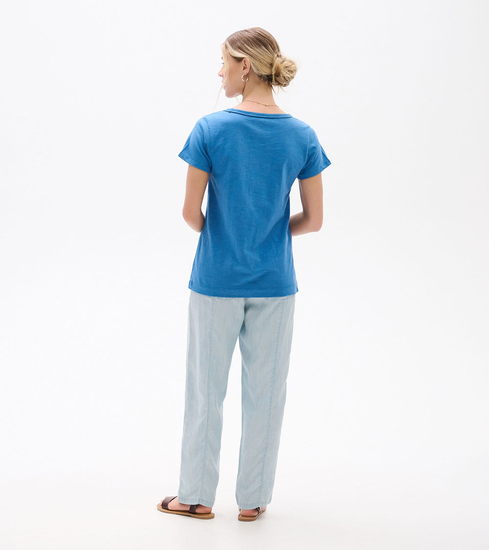Essential Crew Neck Tee - Star Sapphire | Hatley Outlet Women