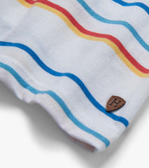 Baby & Toddler Boys Seascape Stripes Peached Jersey Polo T-Shirt | Hatley