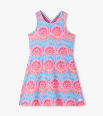 Girls Starburst Tie Dye Active A-Line Dress | Hatley Outlet Girls