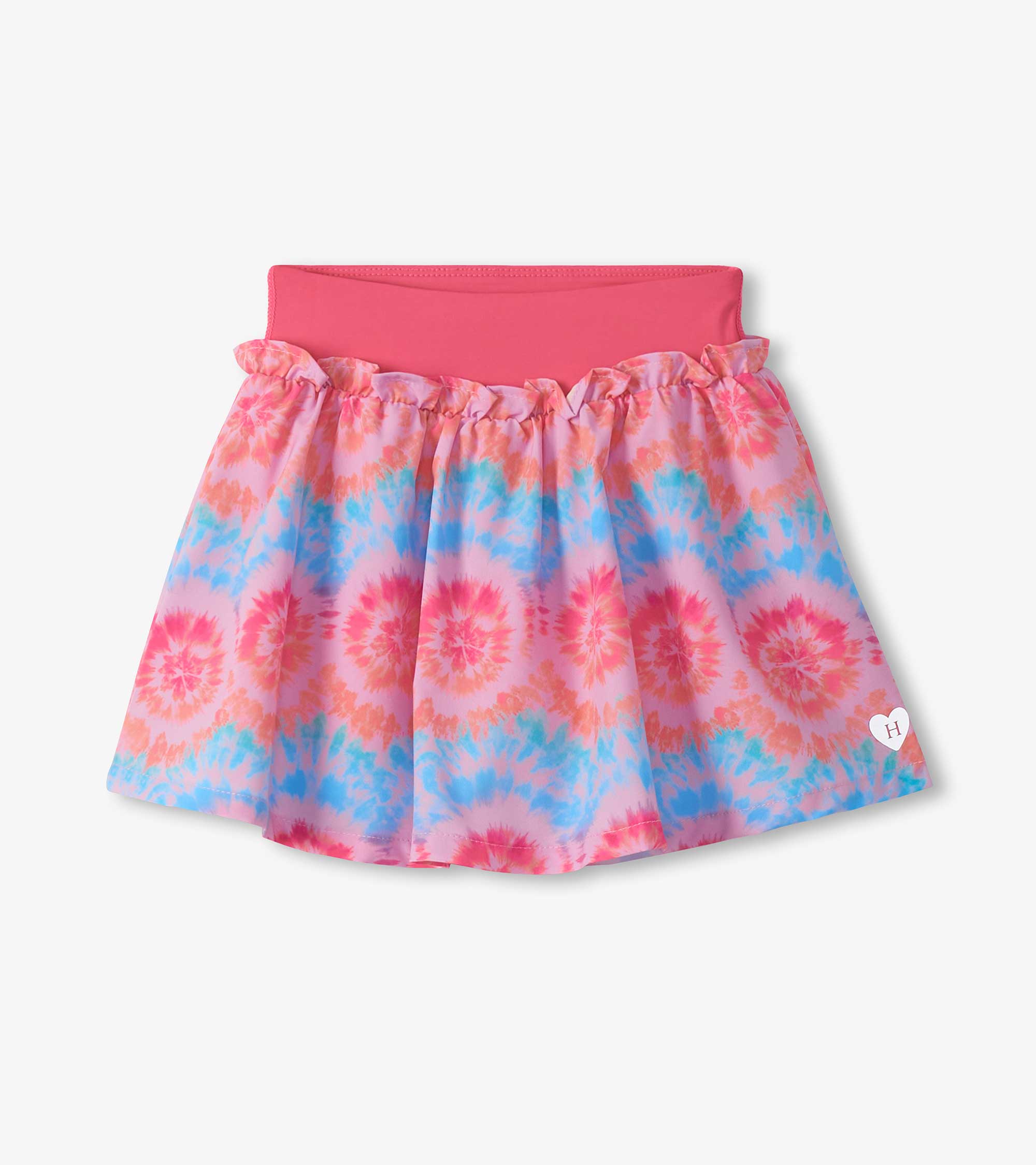 Girls Starburst Tie Dye Ruffle Skort | Hatley