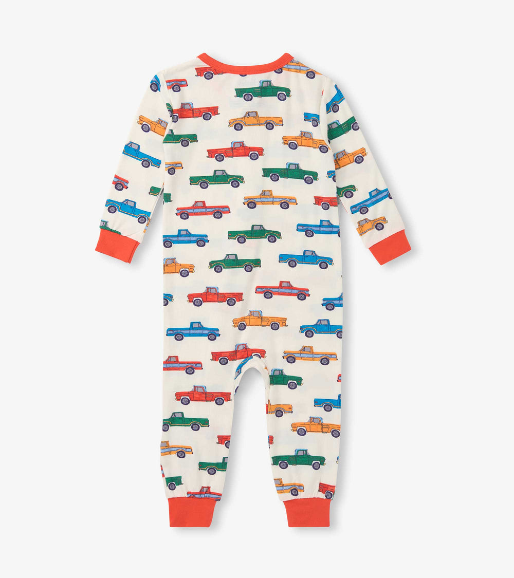 Baby Boys Trucks Bamboo Sleeper | Hatley Outlet Baby & Toddler