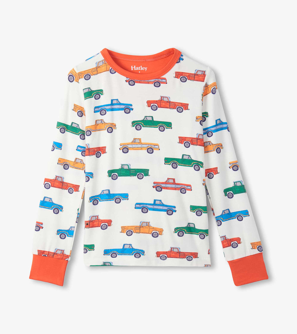 Boys Trucks Bamboo Pajama Set | Hatley Onsale Boys
