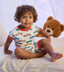 Boys Trucks Bamboo Short Pajama Set | Hatley Sale Boys