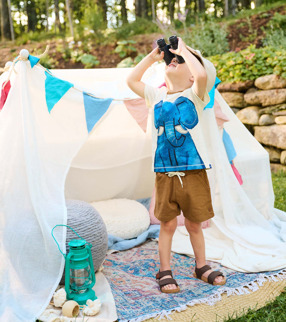 Baby & Toddler Boys Toasted Coconut Pull-On Shorts | Hatley Outlet Baby & Toddler