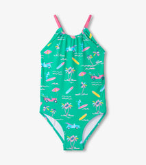 Girls Tropical One-Piece Swimsuit | Hatley Onsale Girls