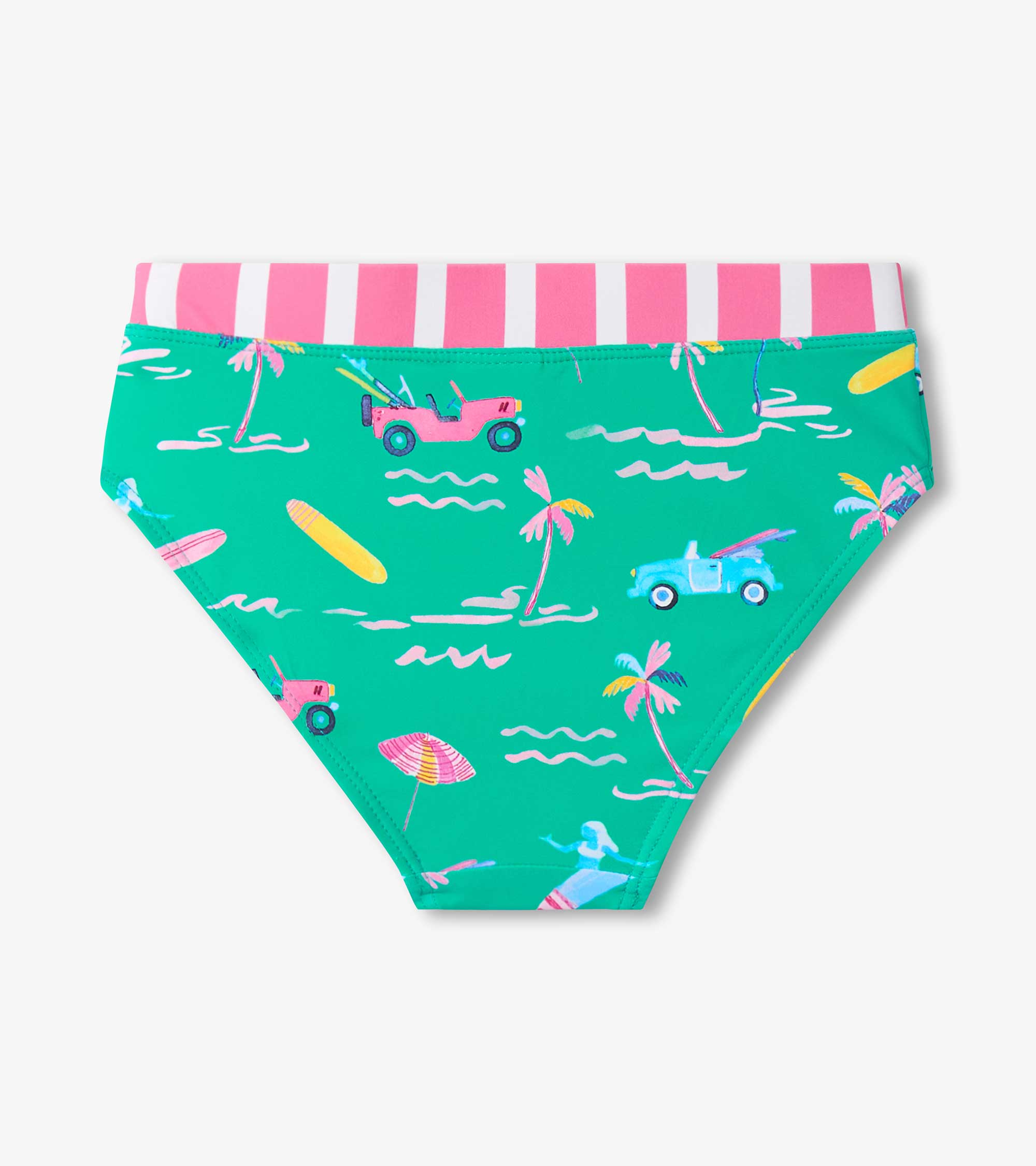Girls Tropical Long Sleeve Two-Piece Rashguard Swimsuit | Hatley Sale Girls