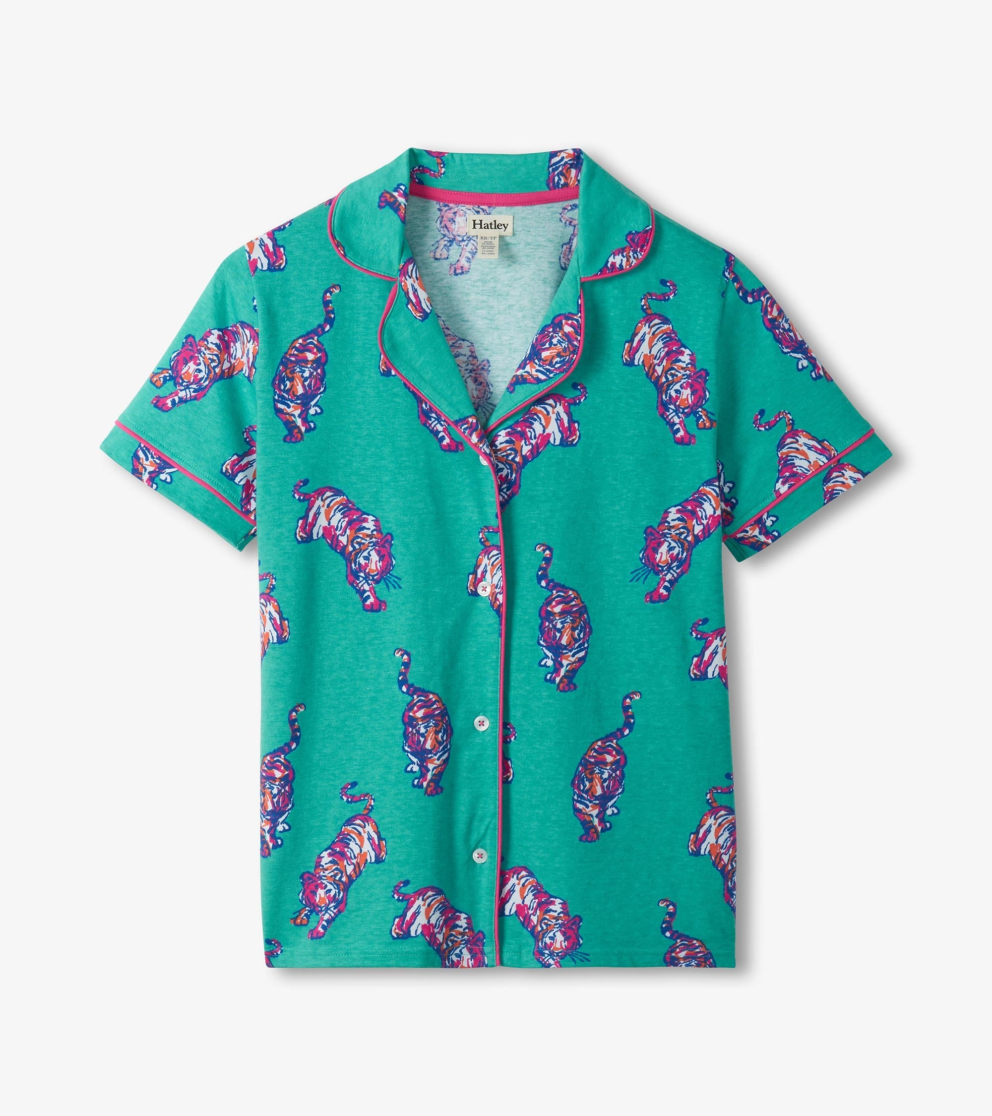 Women's Fierce Tigers Short Pajama Set | Hatley US Women