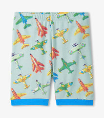 Boys Vintage Aircrafts Cotton Short Pajama Set | Hatley Outlet Boys