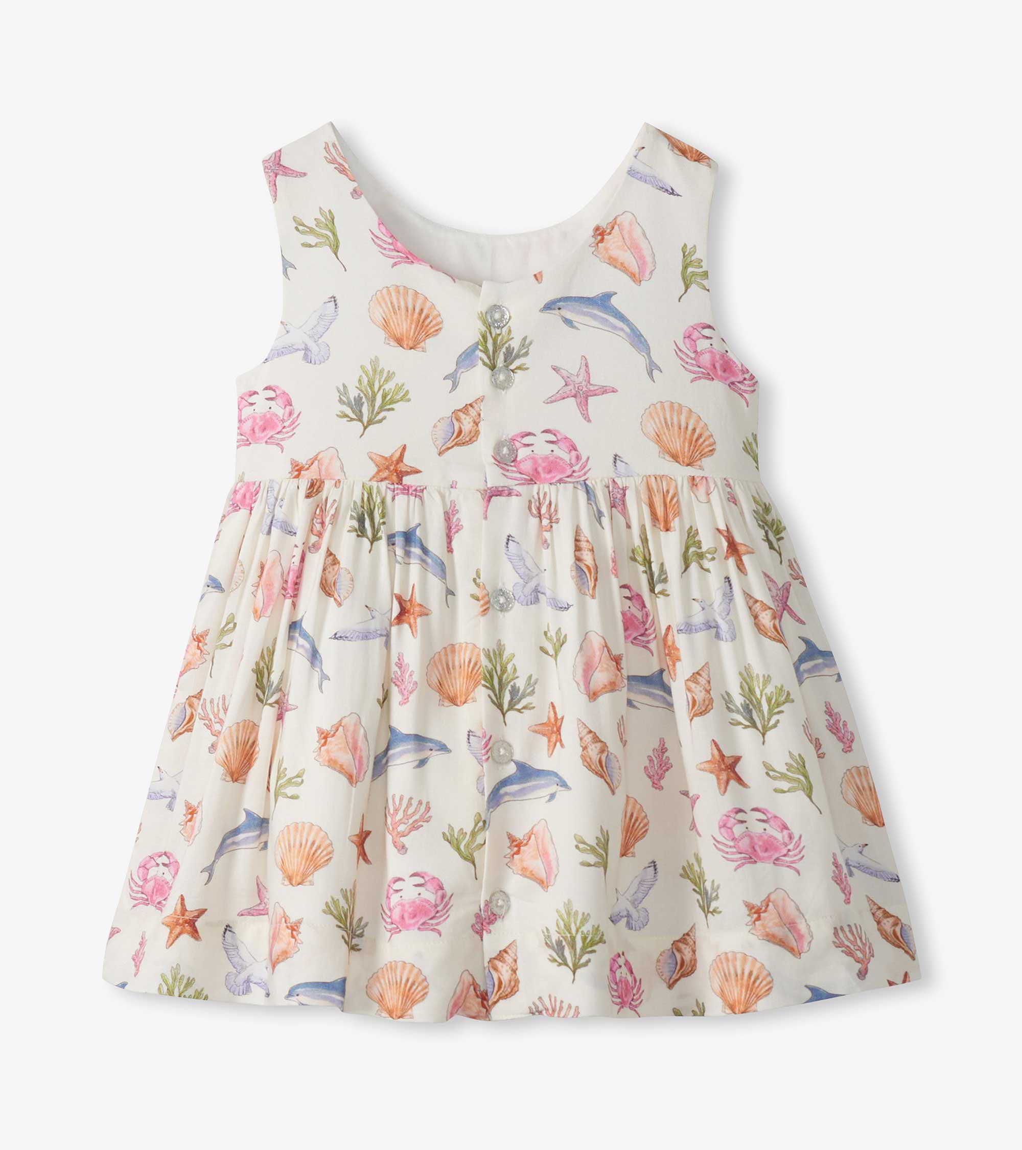 Baby & Toddler Girls Vintage Sea Life Sleeveless Party Dress | Hatley For Baby & Toddler
