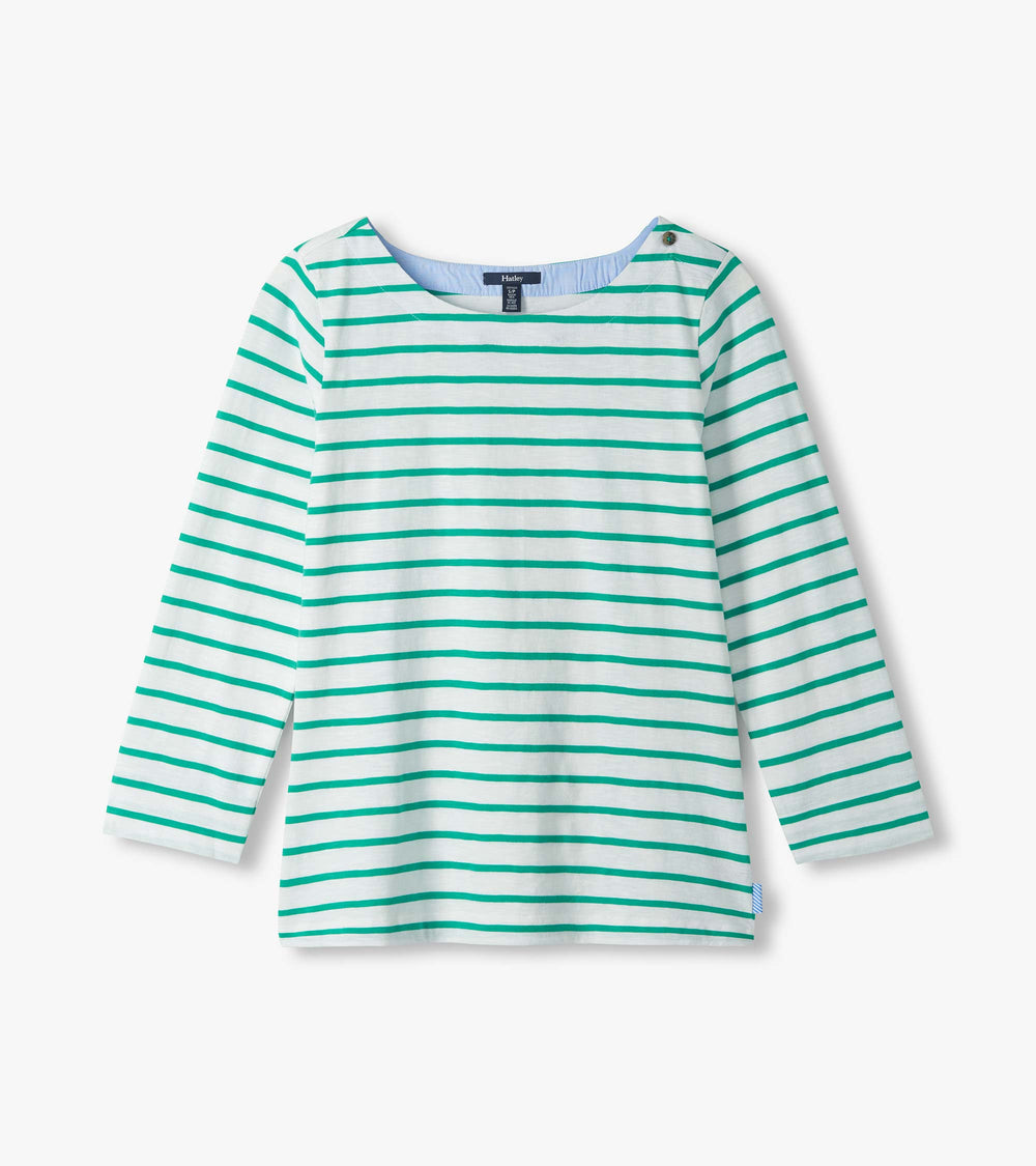 Button Breton - Arcadia Stripes | Hatley Women