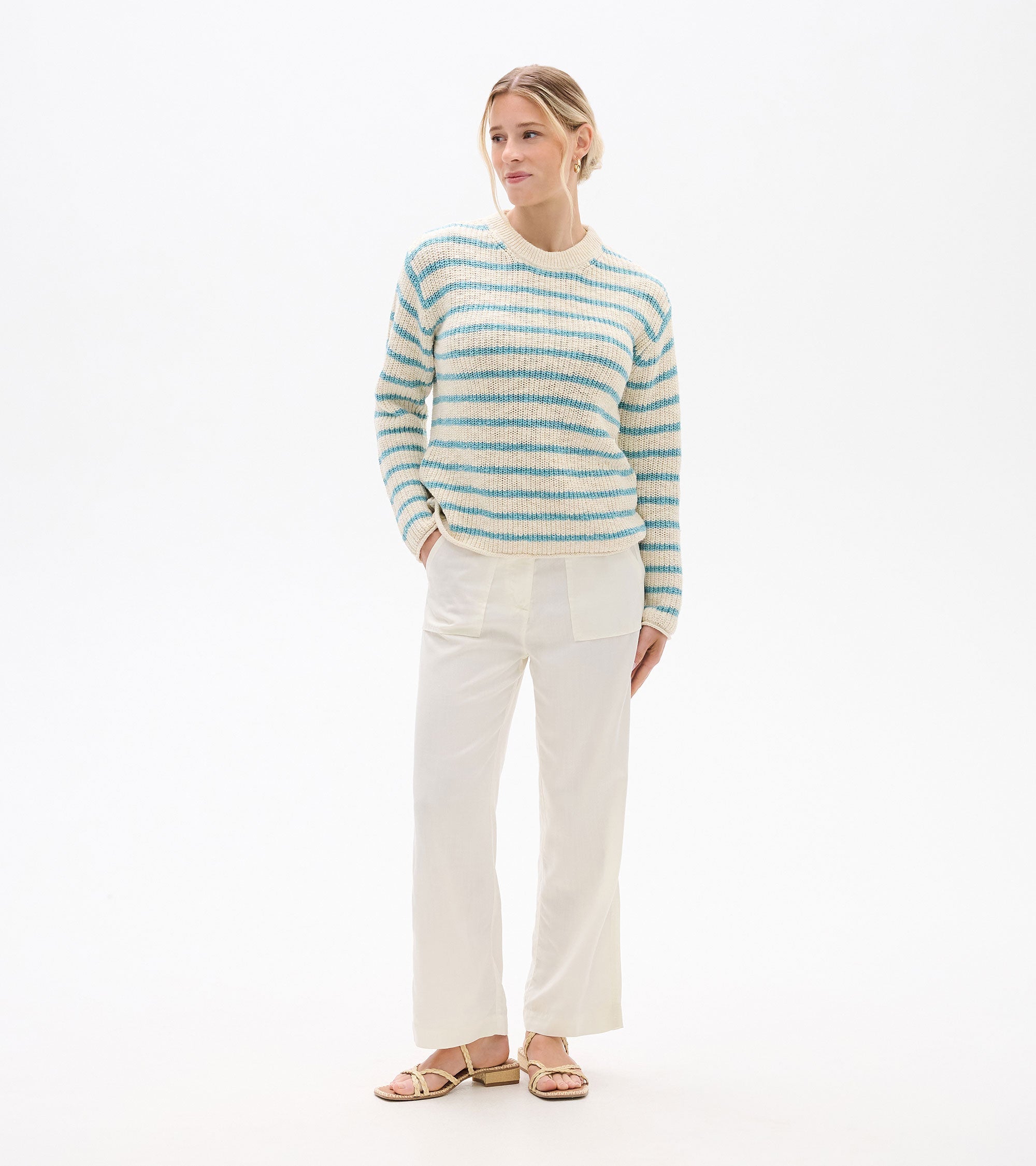 Athena Sweater - Cashmere Blue | Hatley Outlet Women