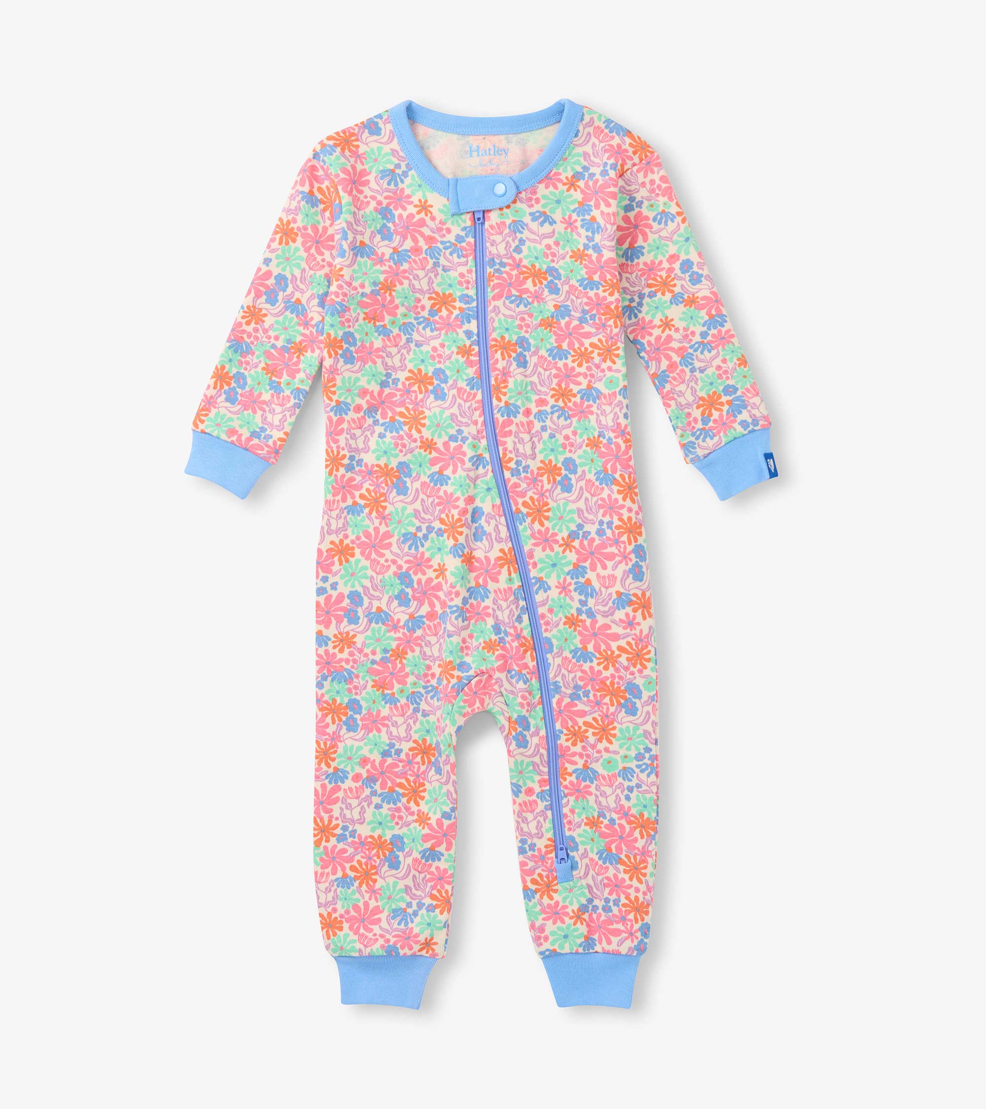 Baby Girls Whimsical Flowers Cotton Sleeper | Hatley For Baby & Toddler