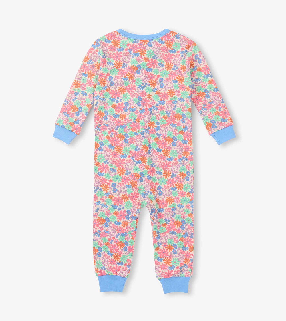 Baby Girls Whimsical Flowers Cotton Sleeper | Hatley For Baby & Toddler