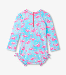 Baby Girls Flamingos One-Piece Rashguard Swimsuit | Hatley US Baby & Toddler