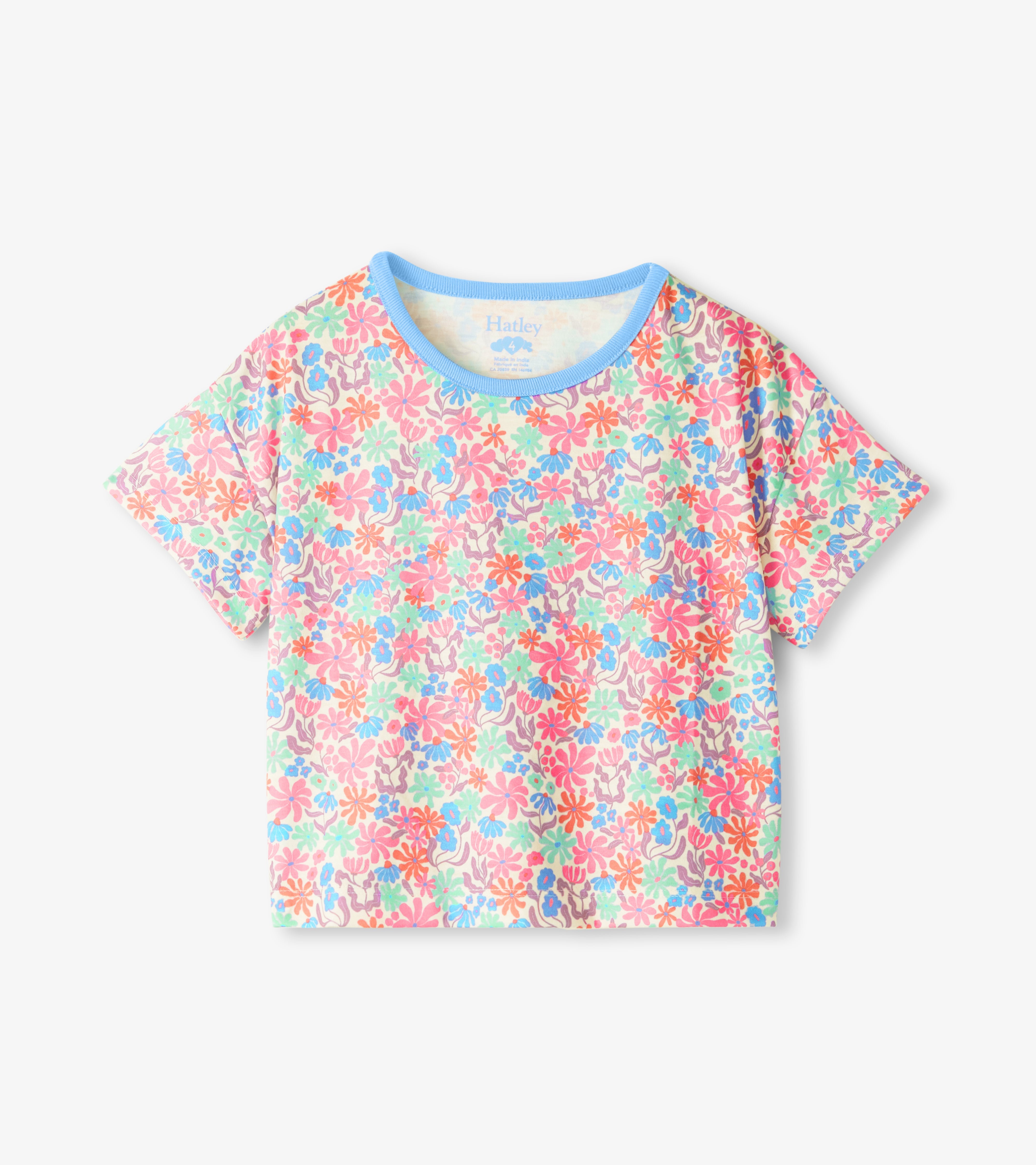 Girls Whimsical Flowers Short Sleep Set | Hatley Onsale Girls