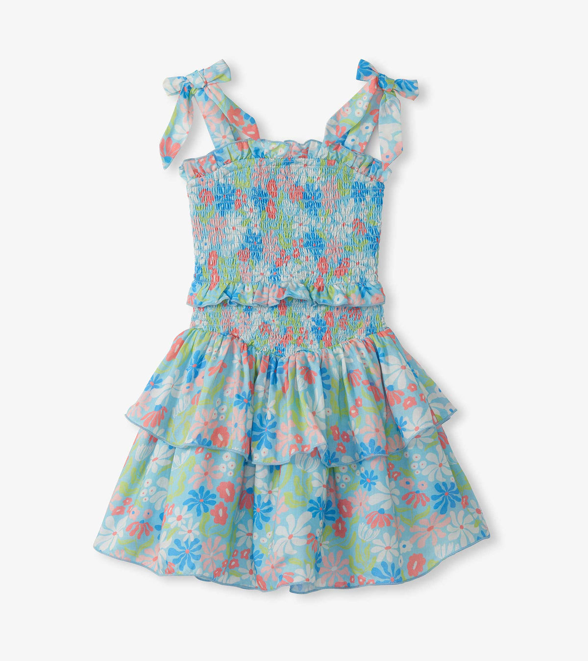 Girls Whimsical Flowers Smocked Angel Dress | Hatley Onsale Girls