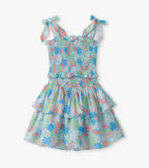 Girls Whimsical Flowers Smocked Angel Dress | Hatley Onsale Girls